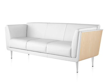 GOETZ - 3 seater leather sofa by Herman Miller - view 2